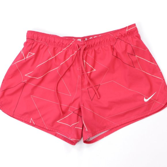 Nike Pants - Nike Hot Pink Spandex Lined Track Shorts Size Med
